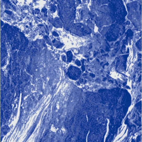 Marbré bleu